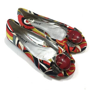 B6 Women’s Dollhouse Retro Buckle Flats US 6.5